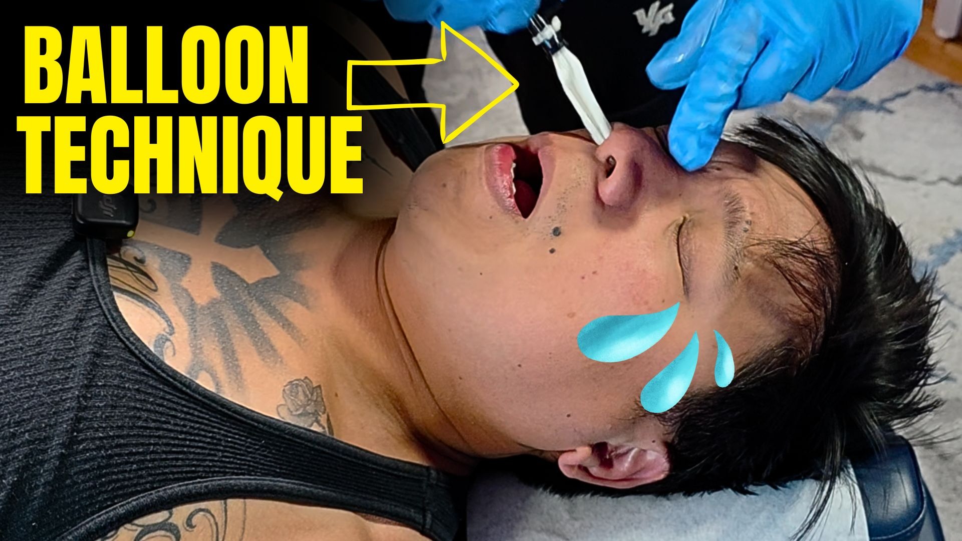  HUGE EMOTIONAL RELEASE THROUGH HIS NOSE Cranial Facial Release thumbnail