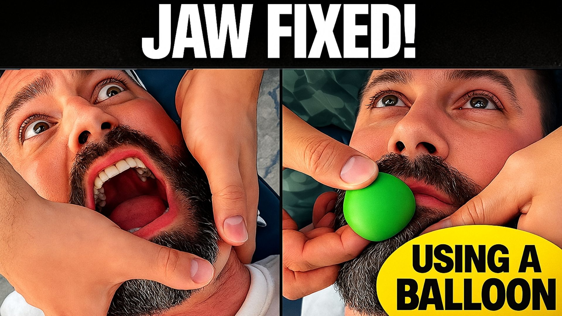  HIS JAW WAS SO DAMAGED… THIS FIXED IT 😳 thumbnail