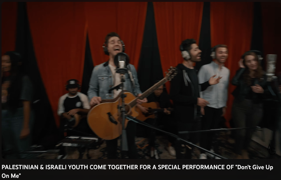Music Video: “Don’t Give Up On Me” - Andy Grammer, feat. the Palestinian-Israeli Jerusalem Youth Chorus thumbnail