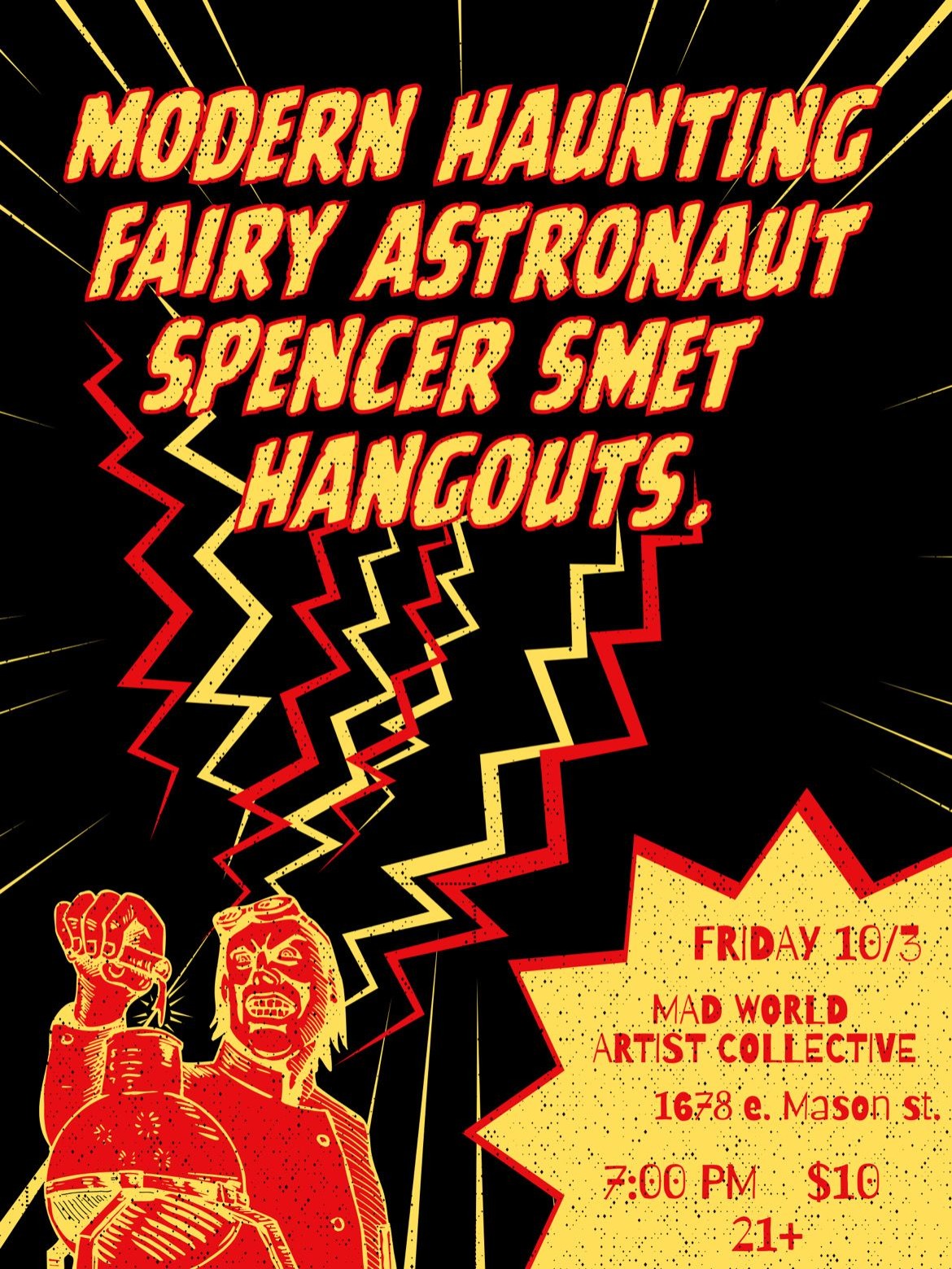 October 3rd 7:00pm @ Mad World Artist Collective in Green Bay, WI thumbnail