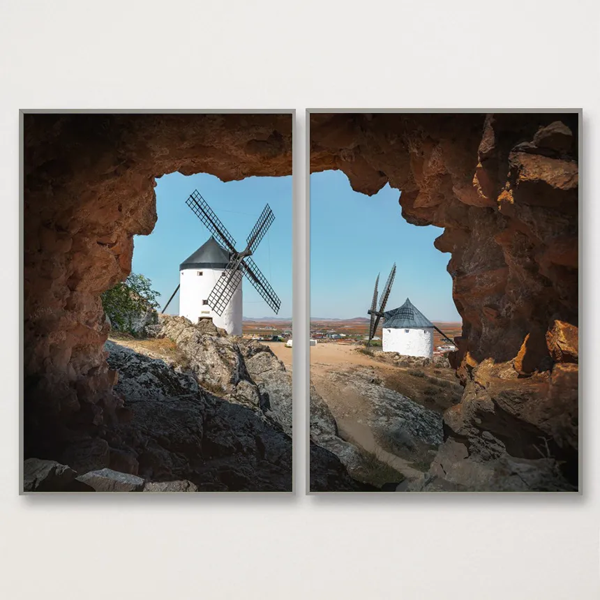 Moinhos de La Mancha I - Díptico thumbnail