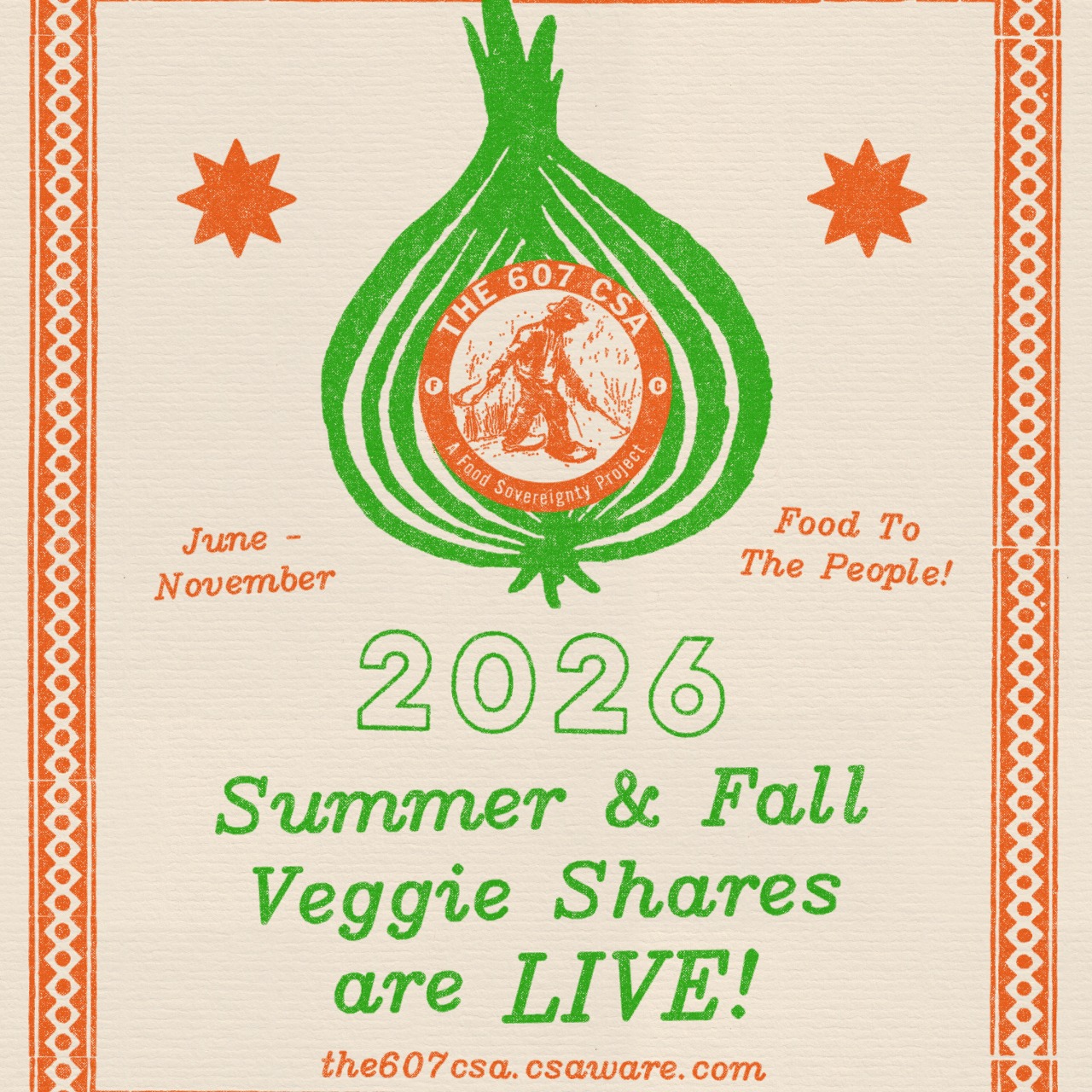 Sign Up for a 2026  Summer and/or Fall Veggie Share! thumbnail