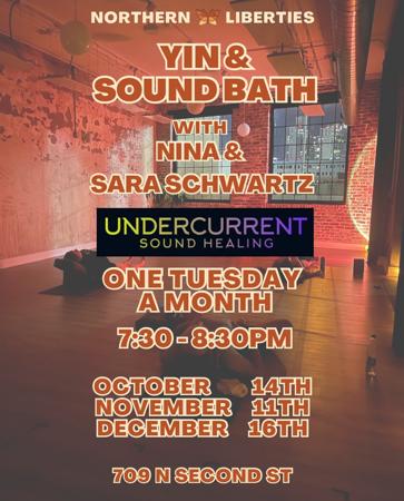 Yin Sound Bath @ Monarch Yoga Northern Liberties ✨7:30-8:30pm 1/20/26 thumbnail