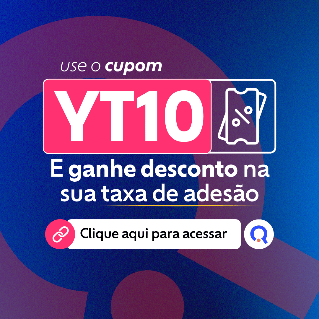 Resgate a sua bolsa | Use o cupom de desconto IG10 thumbnail