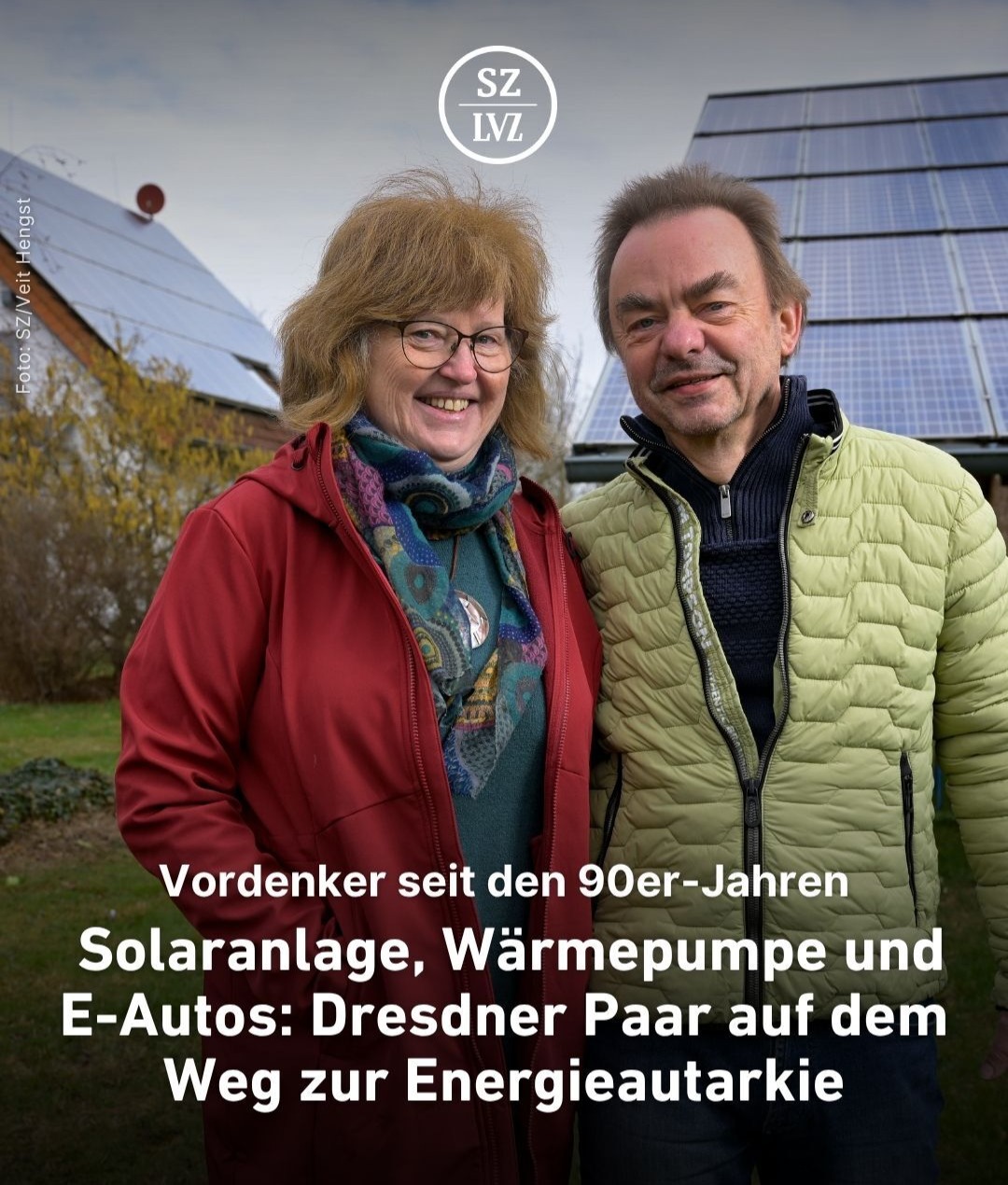 Wärmepumpe, Solar und E-Auto: Wie sich diese Dresdner selbst mit Energie versorgen thumbnail