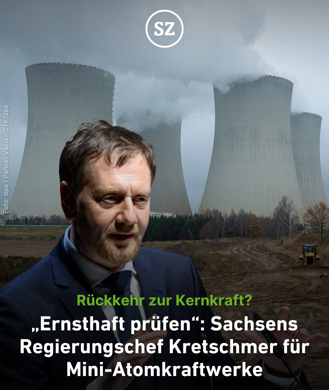 „Ernsthaft prüfen“: Sachsens Regierungschef Kretschmer für Mini-Atomkraftwerke thumbnail