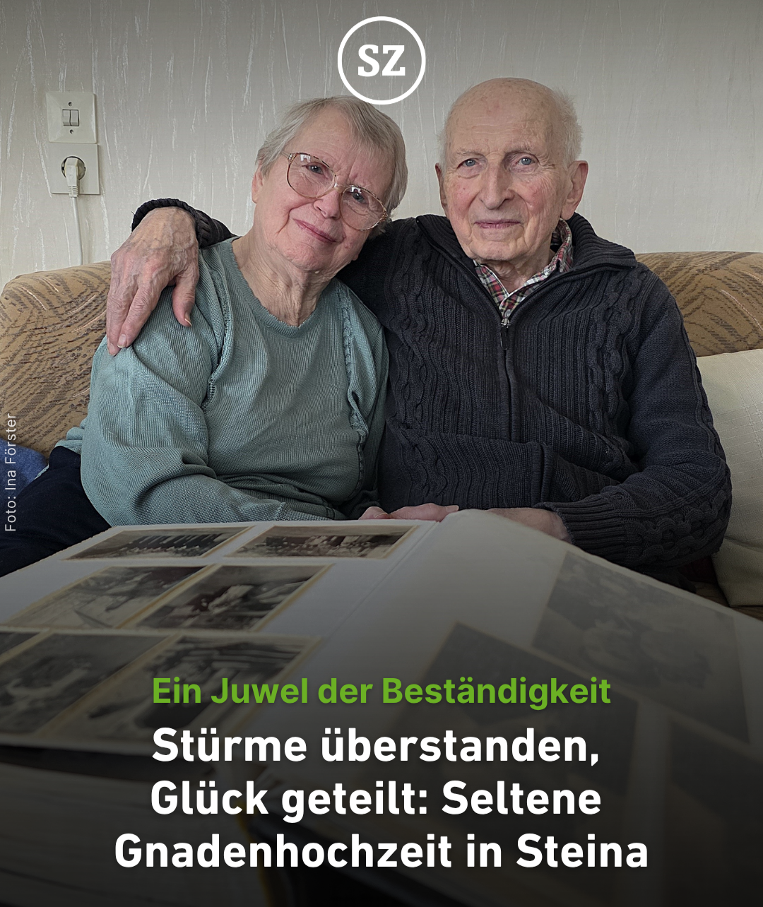 Stürme überstanden, Glück geteilt: Seltene Gnadenhochzeit in Steina thumbnail