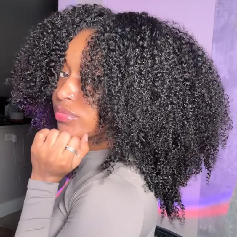 Afro Curly Half Wig  thumbnail