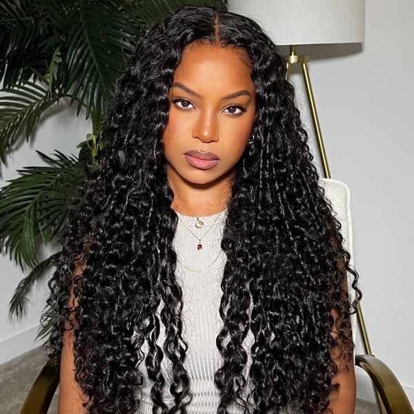 OQ HAIR 7x5HD Lace Water Wave Glueless Wig 28-inch thumbnail