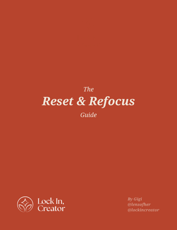 Reset & Refocus Guide: FREEBIE  thumbnail