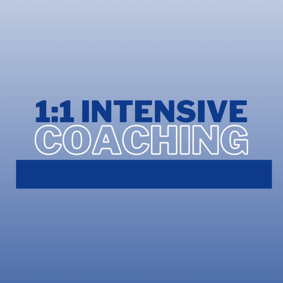1:1 Intensive Coaching thumbnail