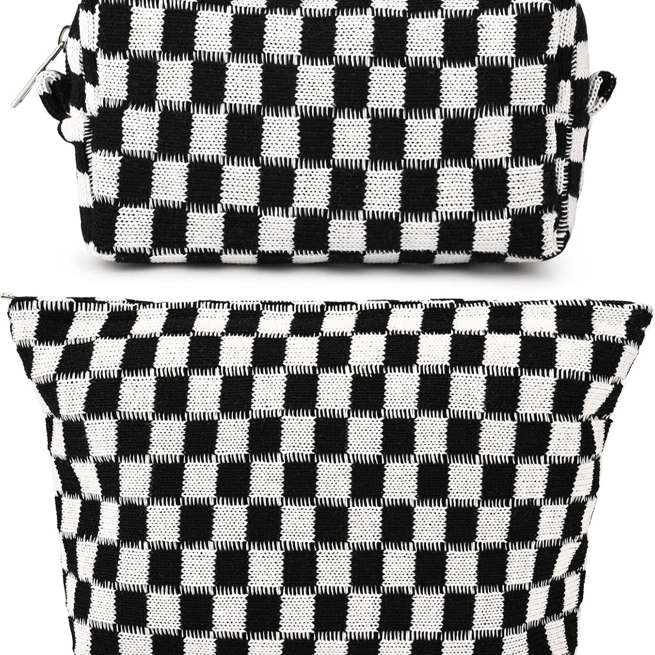 Checkered Cosmetic Bag  thumbnail