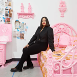 VOGUE: Artist Yvette Mayorga’s Pink Confections Pack a Punch thumbnail