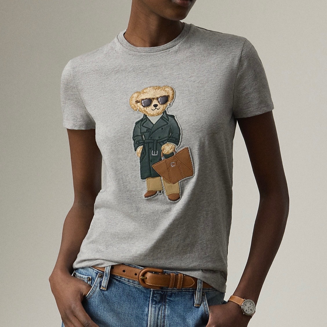 Embroidered Bear Tee Pre-Fall 25 thumbnail