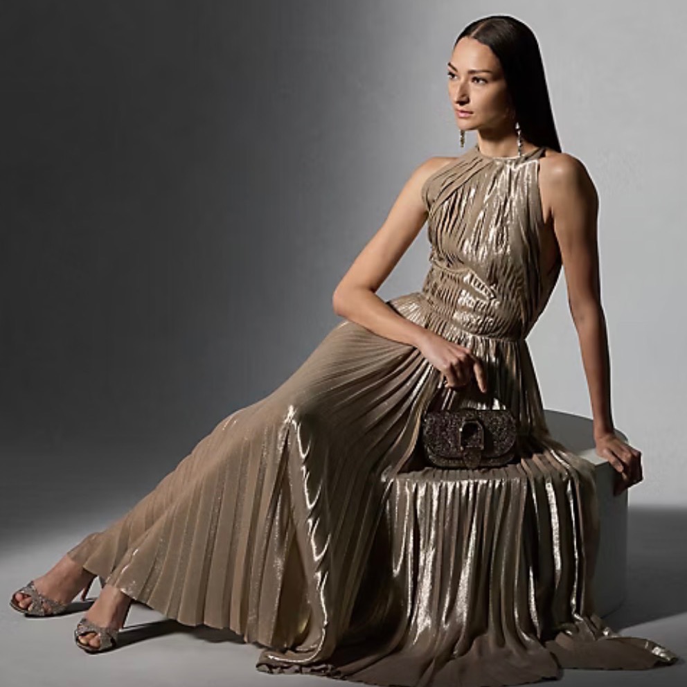 Abigail Pleated Cocktail Dress thumbnail