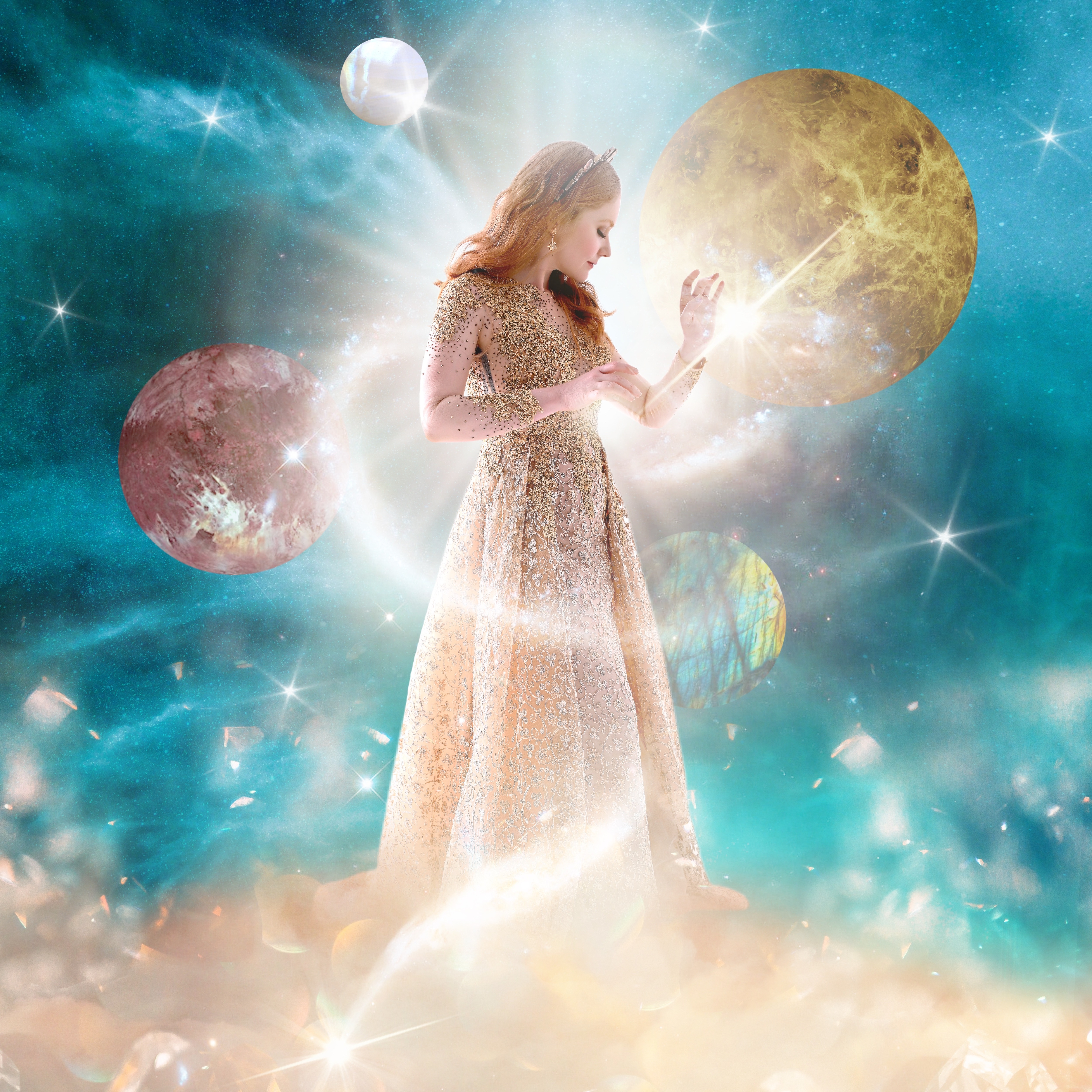 FREQUENCY MUSIC 🪐 Aligned: A Planetary Mantra & Gong Shower  thumbnail