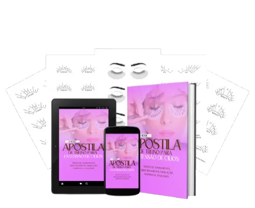 CADERNO DE TREINOS PROFISSIONAL EDITÁVEL DE EXTENSÃO DE CÍLIOS  thumbnail