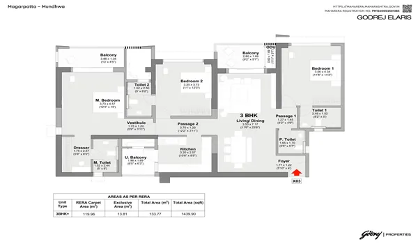 Godrej Elaris Floor Plan thumbnail