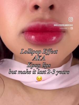 lipblush lollipop effect 🍭 or aka kpop lips but semipermanent 😍 #lipblush #kpop #koreanlips #arizonalips #yumaaz 