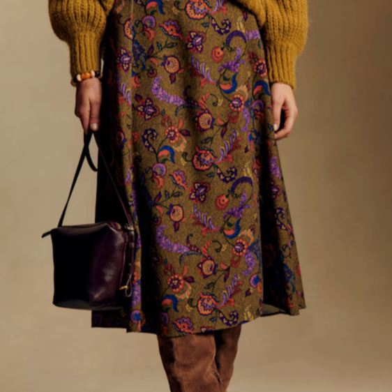 Sezane Tan Skirt thumbnail