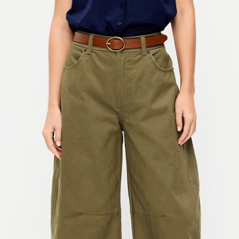 Mid Rise Barrel Chinos thumbnail