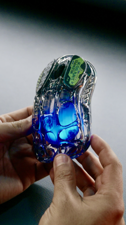 GravaStar Mercury M2 Wireless Gaming Mouse Transparent Black thumbnail