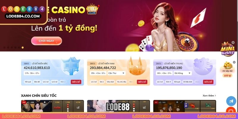 LODE88 - LODE88.COM Sân ChơI Lô Đề Hấp Dẫn Xanh Chín Nhất Châu Á thumbnail