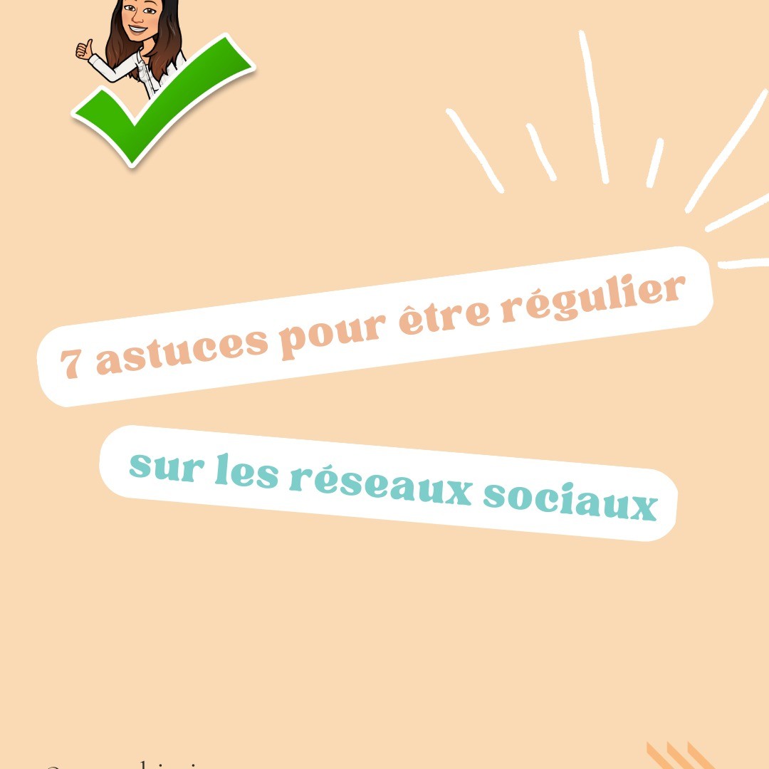 En 6 étapes, voici ce que tu dois faire pour être régulier sur les réseaux :

1. Avoir une stratégie de contenus
2. Avoi