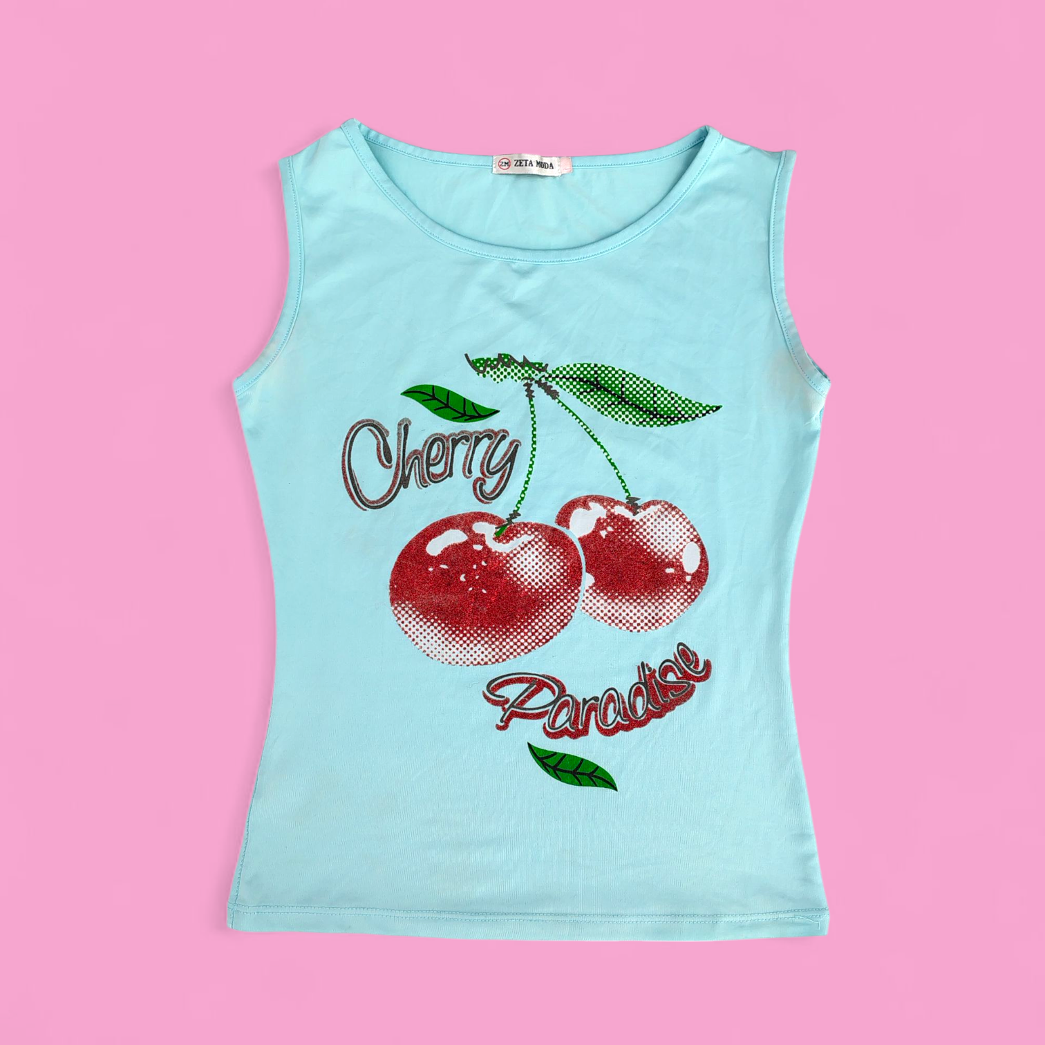 Y2K Cherry Cami Top  thumbnail