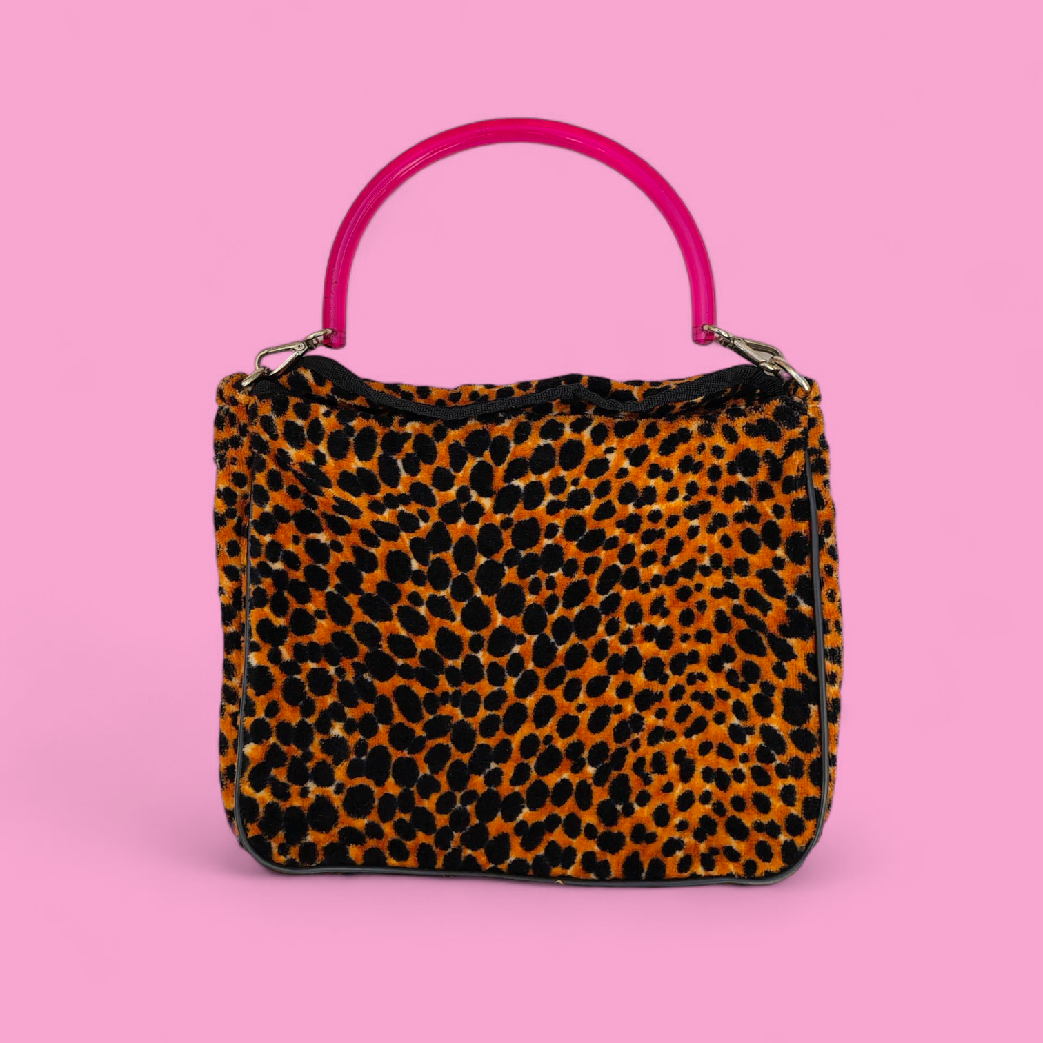 Y2K Dolce & Gabbana Leopard Print Shoulder Bag thumbnail
