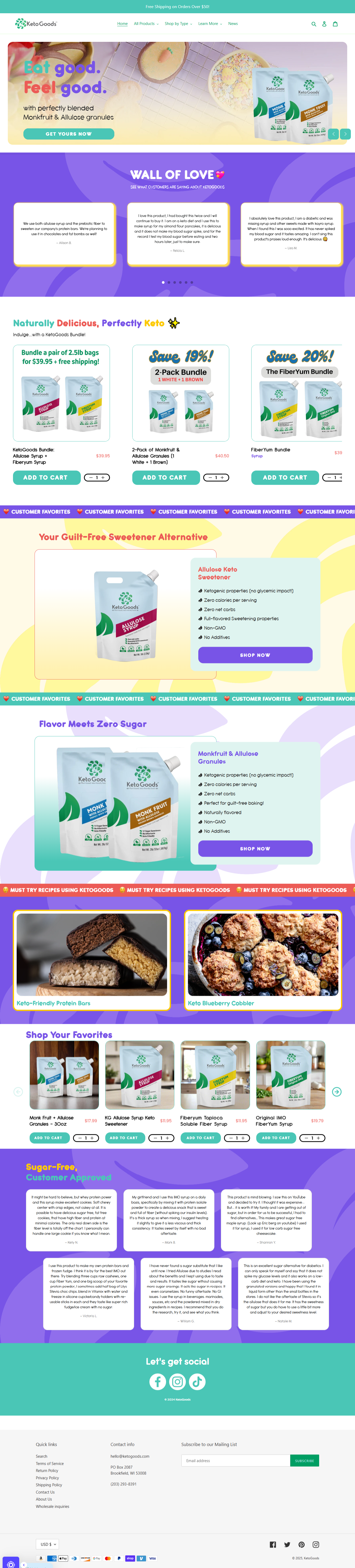KETO GOODS HOMEPAGE DESIGN thumbnail