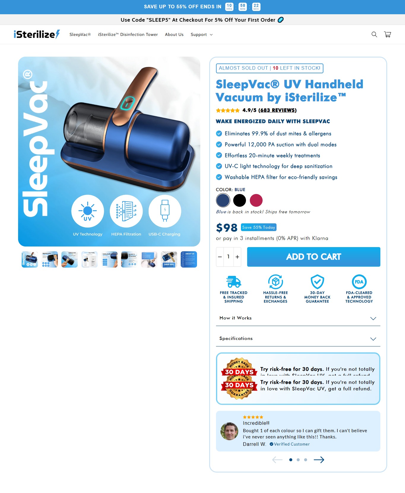 SLEEPVAC LANDING PAGE thumbnail