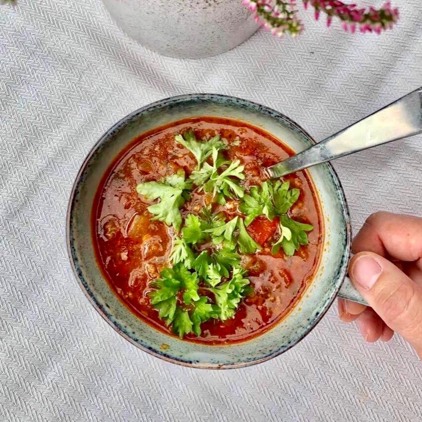 Gulaschsoppa med köttfärs thumbnail