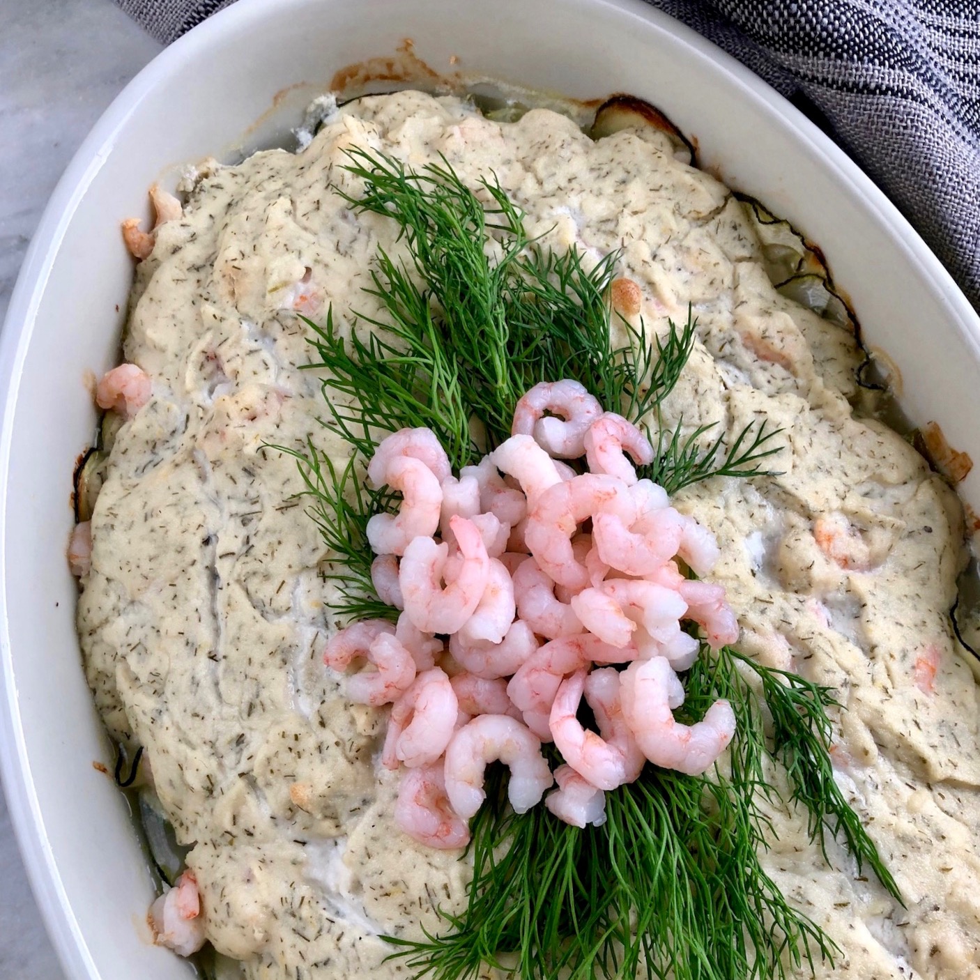 Fiskgratäng med räkor thumbnail
