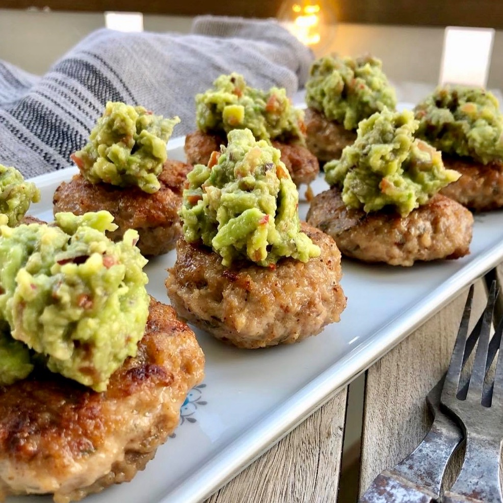 Kycklingbiffar med guacamole  thumbnail
