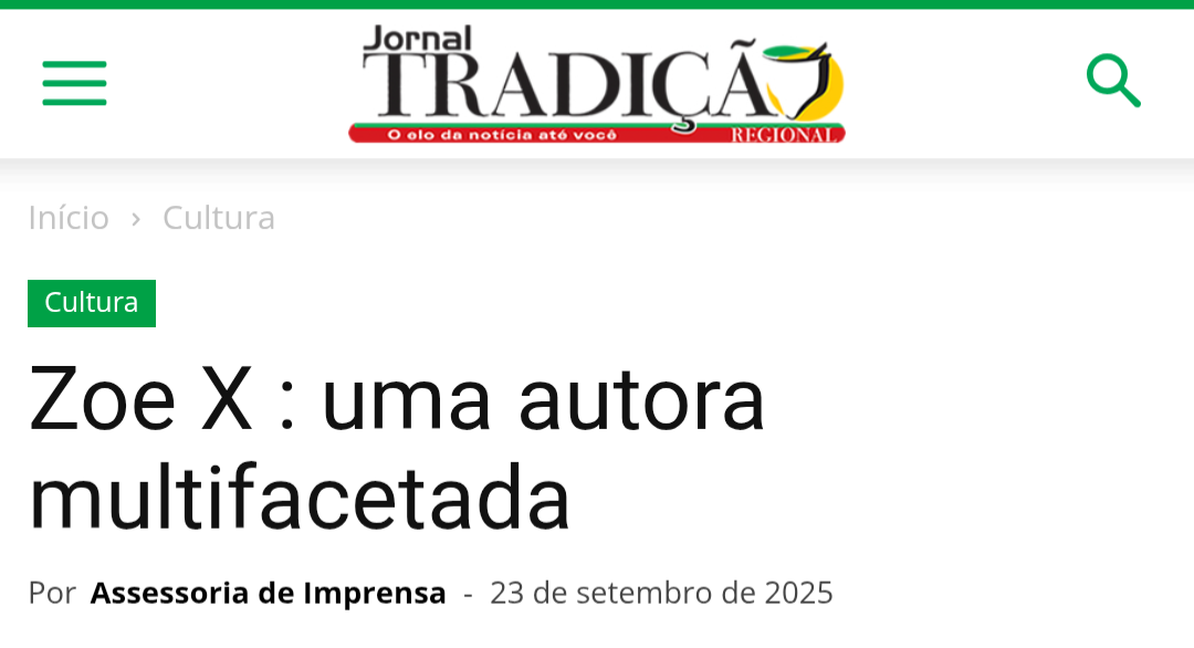 ZOE X no JORNAL TRA. REGIONAL thumbnail