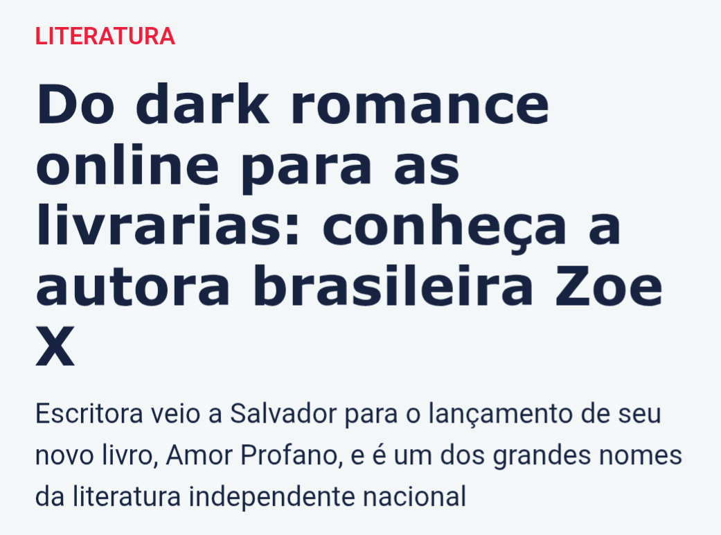 ZOE X no CORREIO 24 HORAS  thumbnail