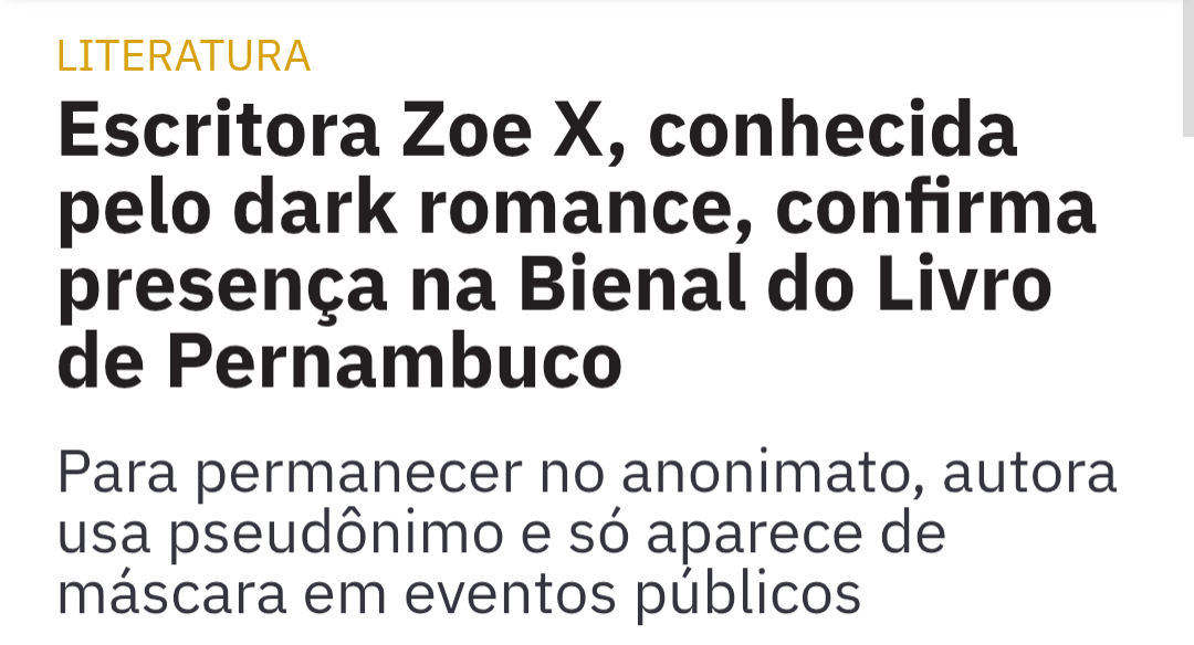 ZOE X no FOLHA PE thumbnail