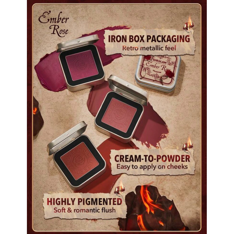 พร้อมส่ง✨ Ember Rose ครีมบลัช Sheglam New collection thumbnail