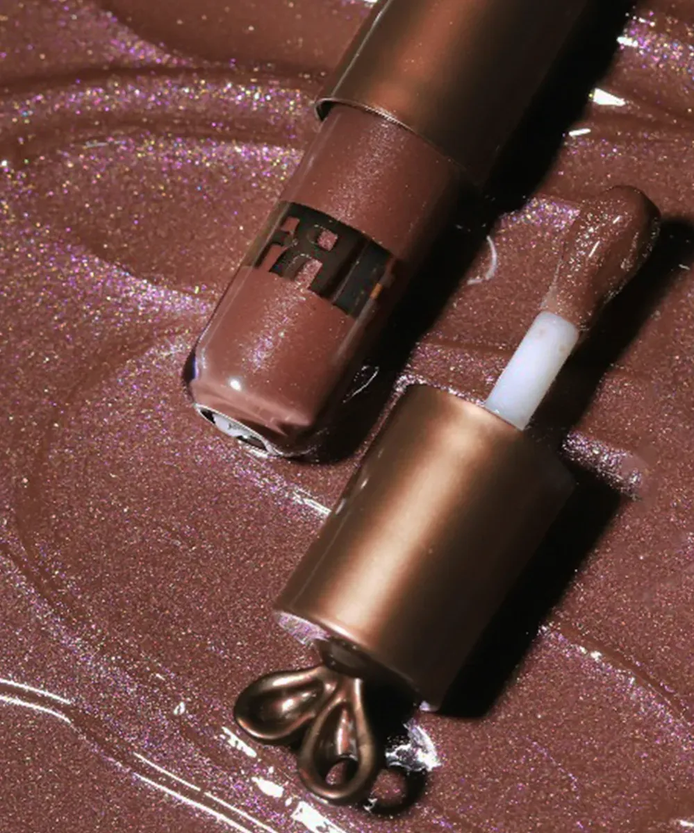 O Gloss delãn Fran - Ciscara Ehlke  LIP BUNNY - marrom bombom thumbnail