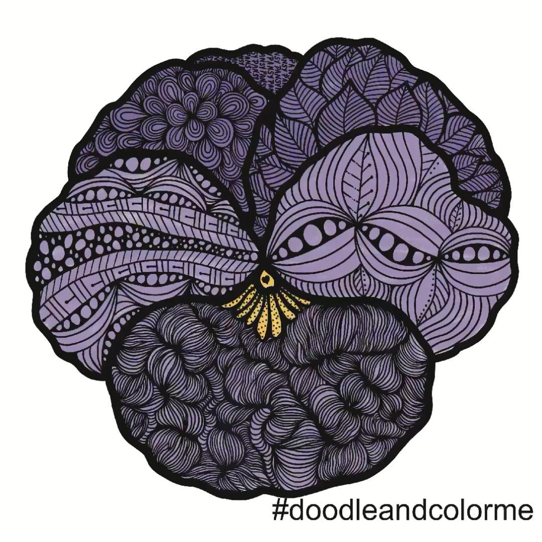 Be warned…. #doodleandcolorme is addictive! Unique spaces to fill in with doodles and color. 

#doodleandcolorme #doodle