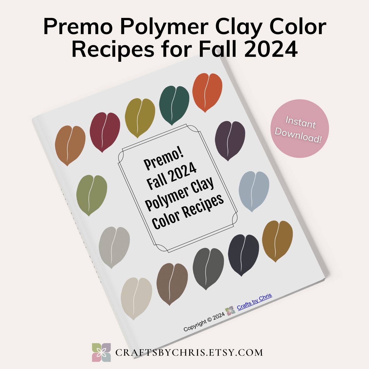Premo Fall 2024 color recipes are now available. Link in bio

#polymerclaycolorrecipes #polymerclaycolormixing #polymerc