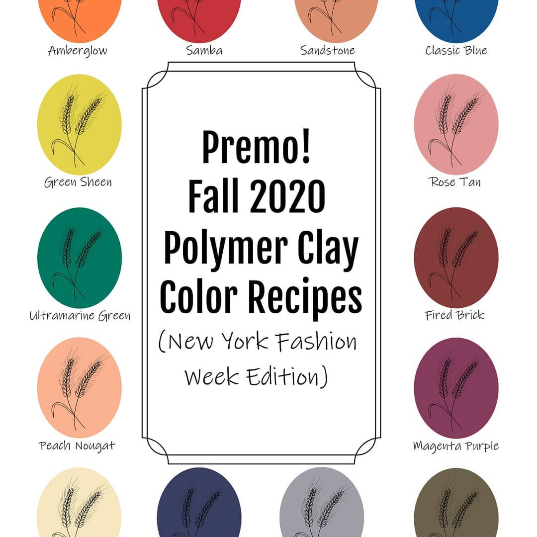 Excited to share the latest addition to my #etsy shop: Polymer Clay Color Recipe Ebook for Premo Fall 2020 New York Edit