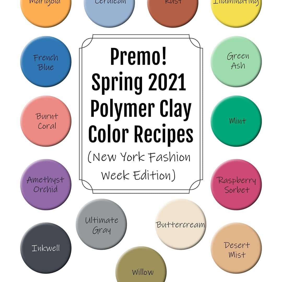Excited to share the latest addition to my #etsy shop: Premo Spring 2021 New York Edition Polymer Clay Color Recipes. po