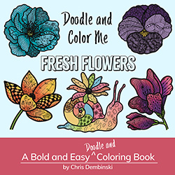 Doodle and Color Me - Fresh Flowers Paperback on Amazon thumbnail
