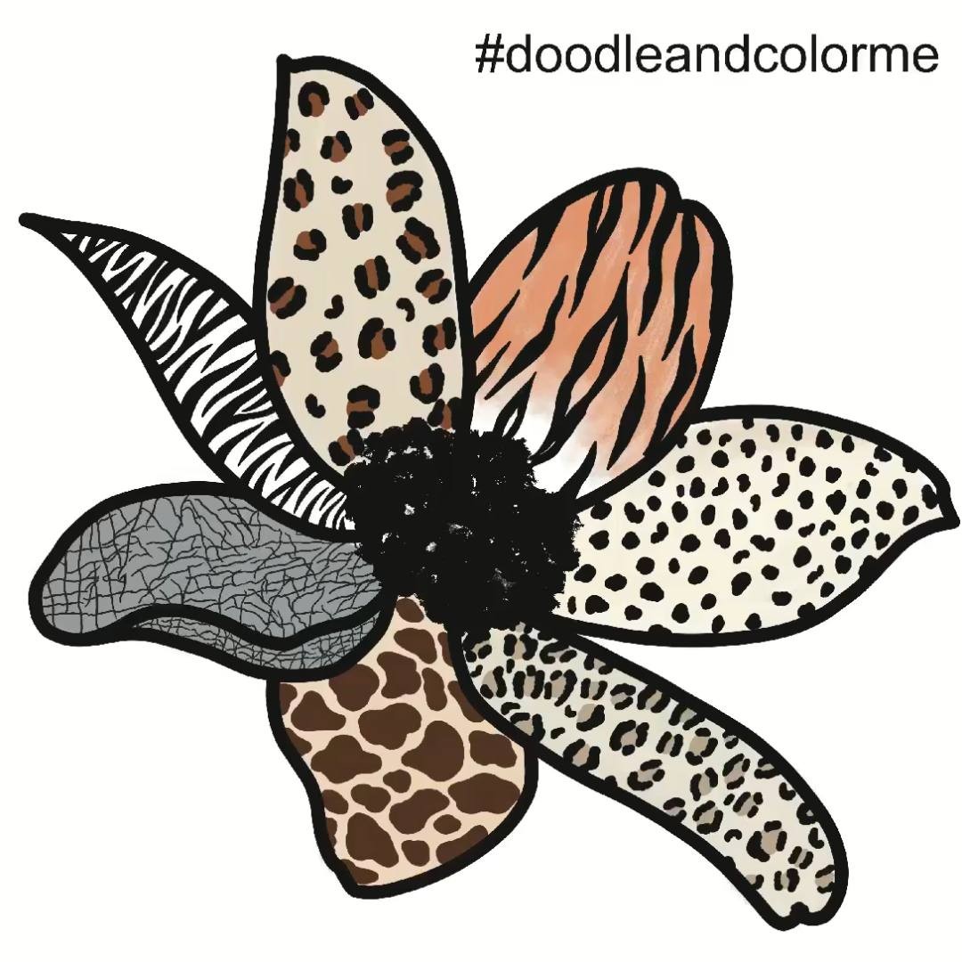 Blooming wild! 🌼🦓🐅🐆🐘🦒
Who knew a flower could be so fierce? Experimenting with animal prints and florals in today's #doo