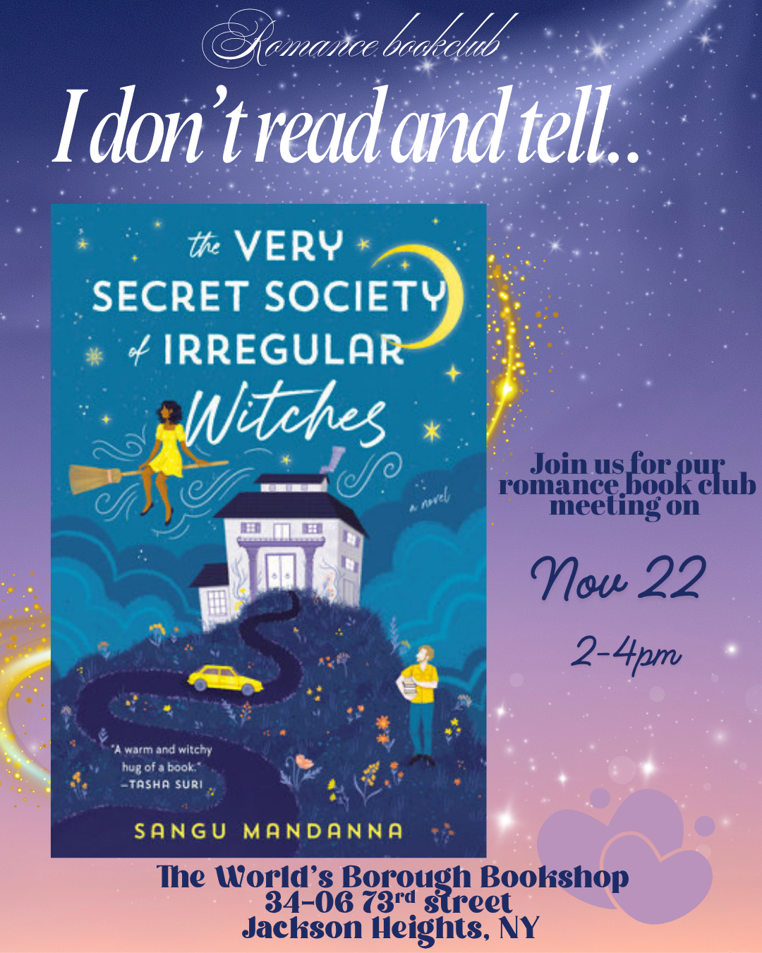 Romance Bookclub: The Very Secret Society Of Irregular Witches - The Worlds Borough Bookshop thumbnail