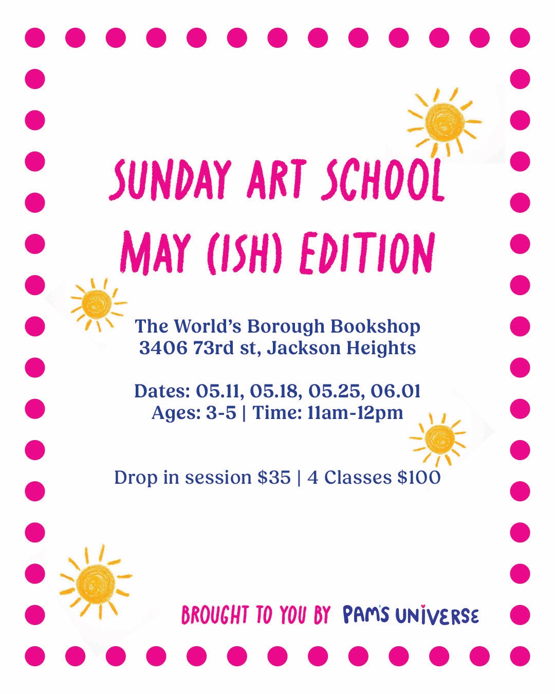 Sunday Art School with Pam's Universe thumbnail