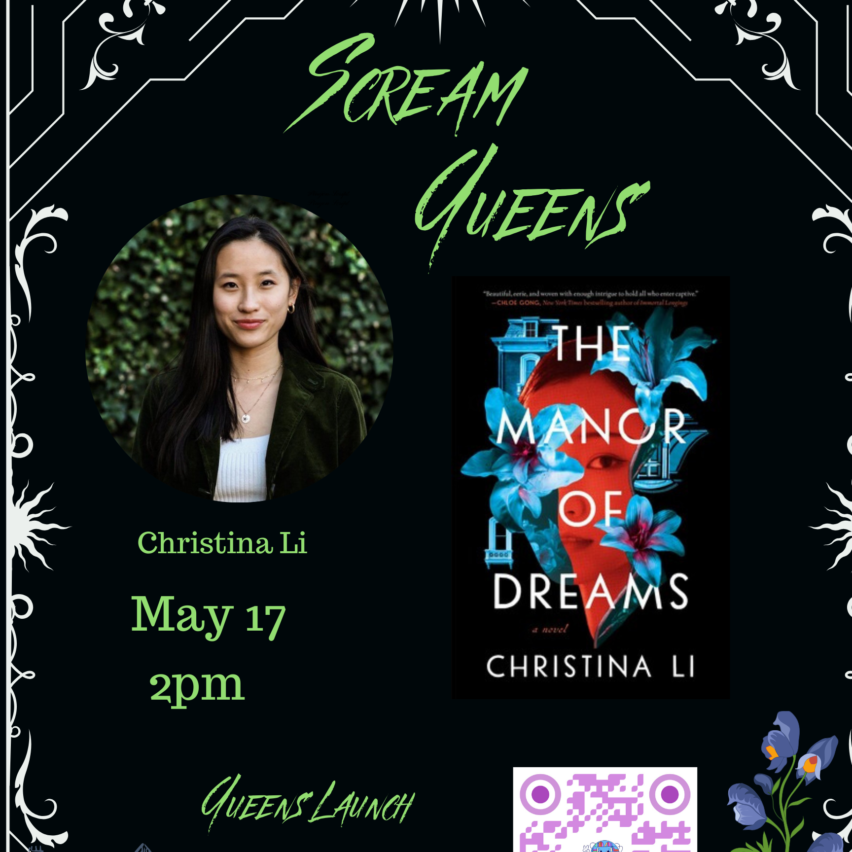 The Manor Of Dreams Queens Launch Party - The Worlds Borough Bookshop thumbnail