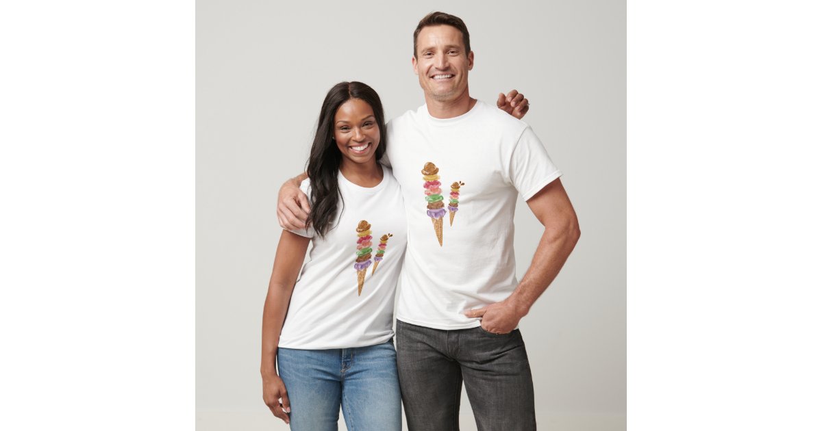 Ice Cream  T-Shirt | Zazzle thumbnail